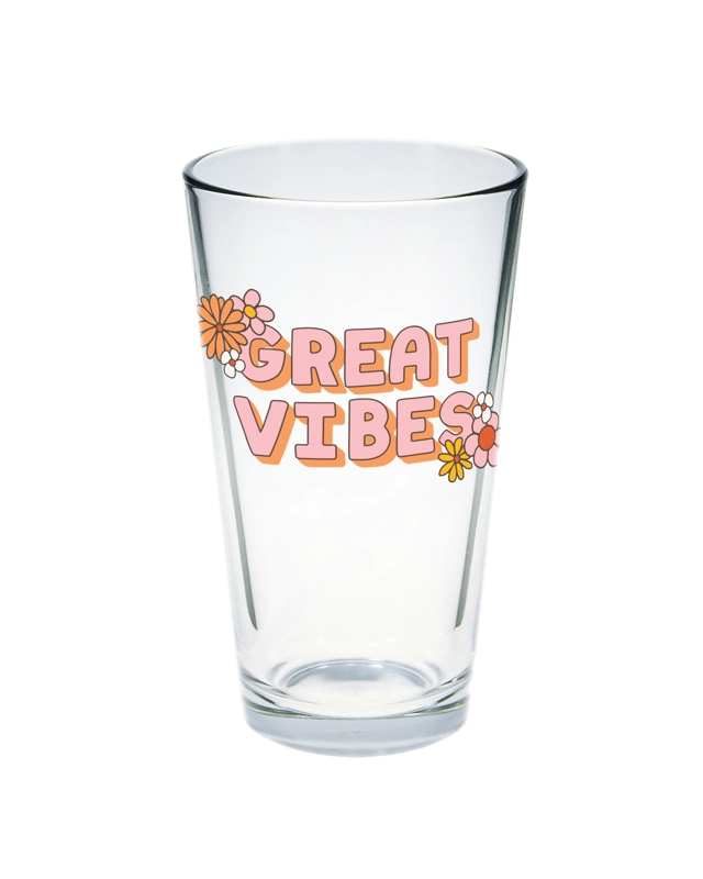 Great Vibes Pint Glass