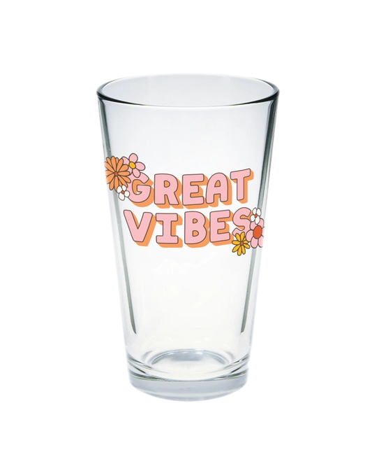 Great Vibes Pint Glass